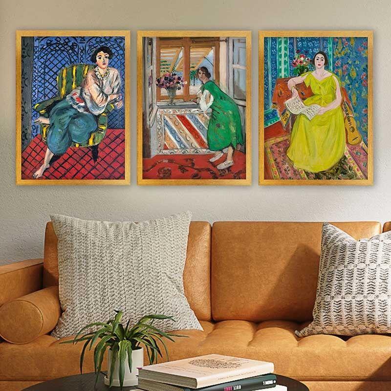 Wallity Set uramljenih slika 3AC_UN895327, 3 dijela
