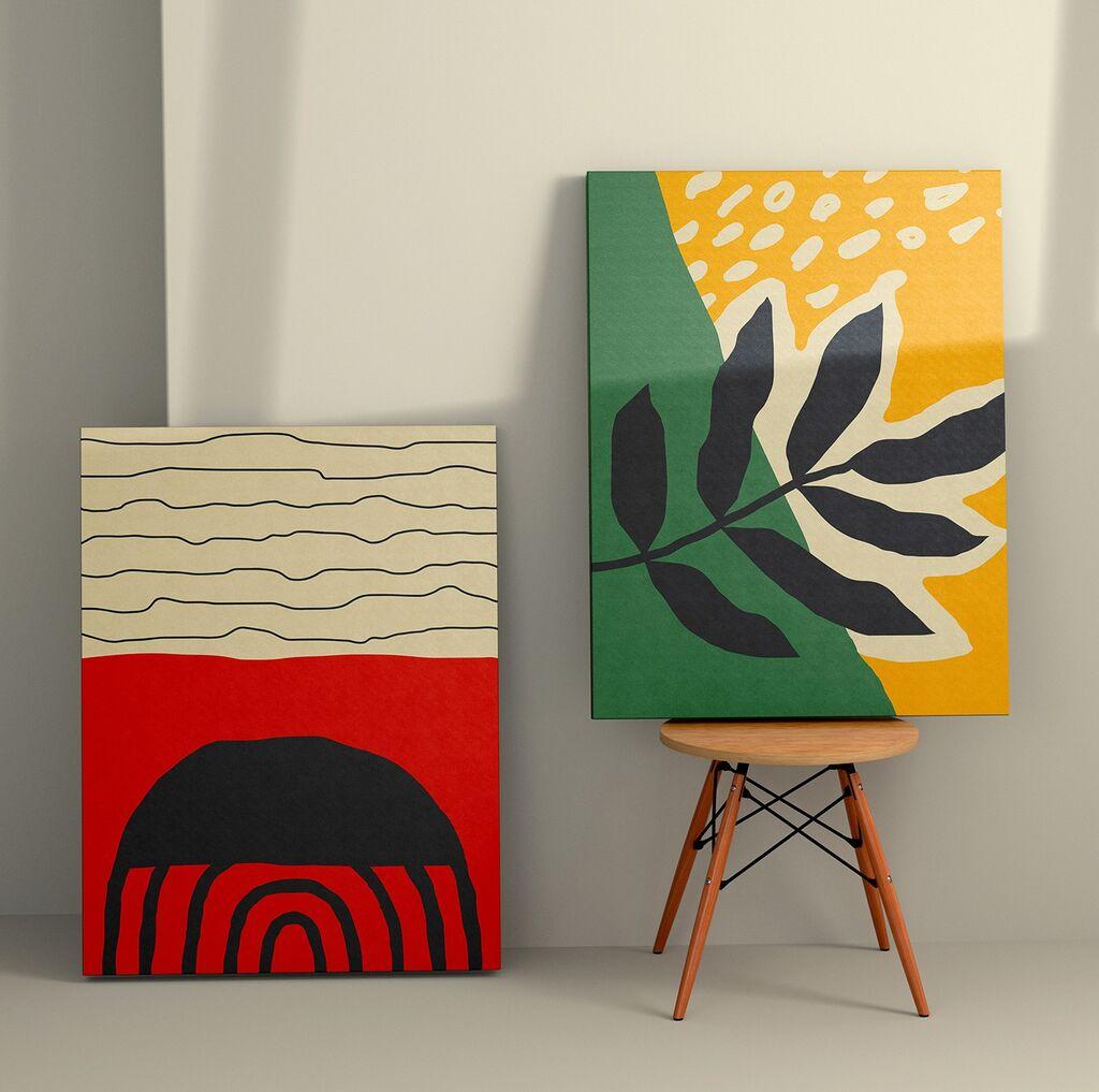 Wallity Zidna dekoracija 2KNV4357, 50 x 70cm, 2 komada