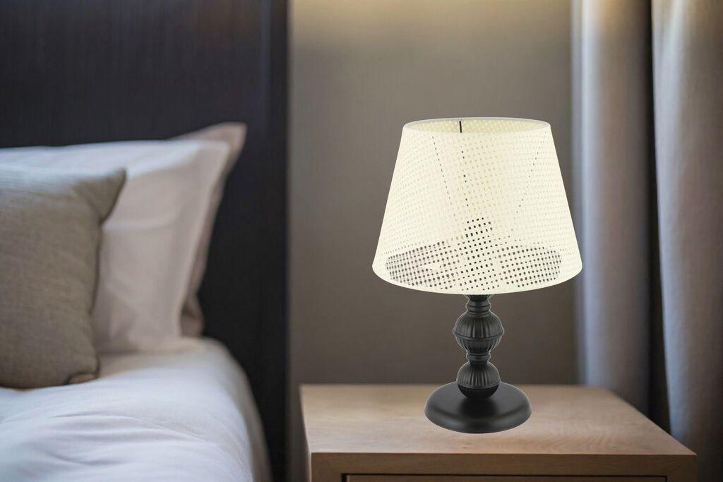 Opviq Stona lampa 300 Hazeran, 60 W, 45 cm, Krem