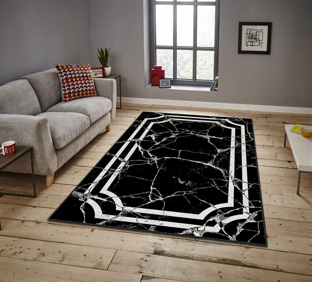 Conceptum Hypnose Tepih Asr Crpt-141, Pravougaoni, 160 x 230 cm, Crni