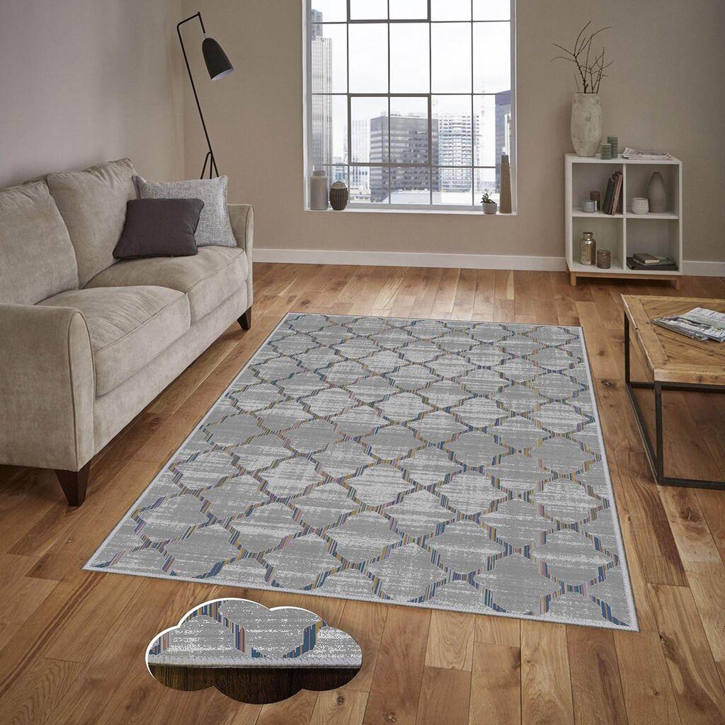 Conceptum Hypnose Tepih Eexfab1195, Pravougaoni, 140 x 220 cm, Sivi