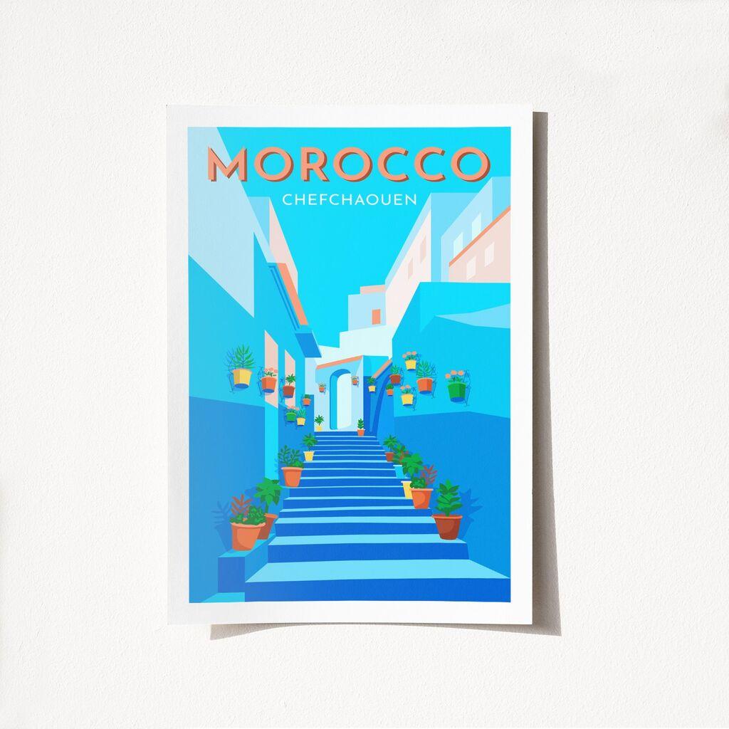 Poster Wallity Maroko-1980, 29,7x42 cm
