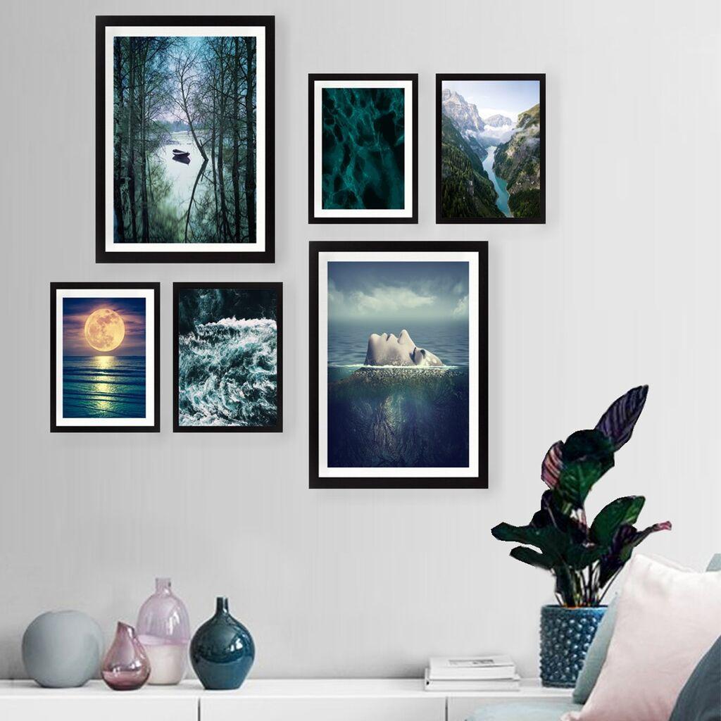 Wallity set slika SET_085, 6 dijelova