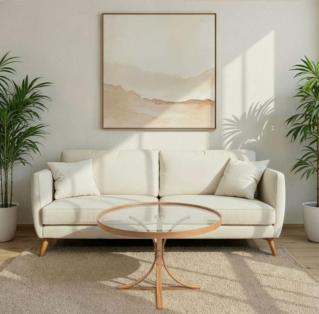 Hanah Home Stol za dnevni boravak Boston, 80x47x80 cm, Smeđa
