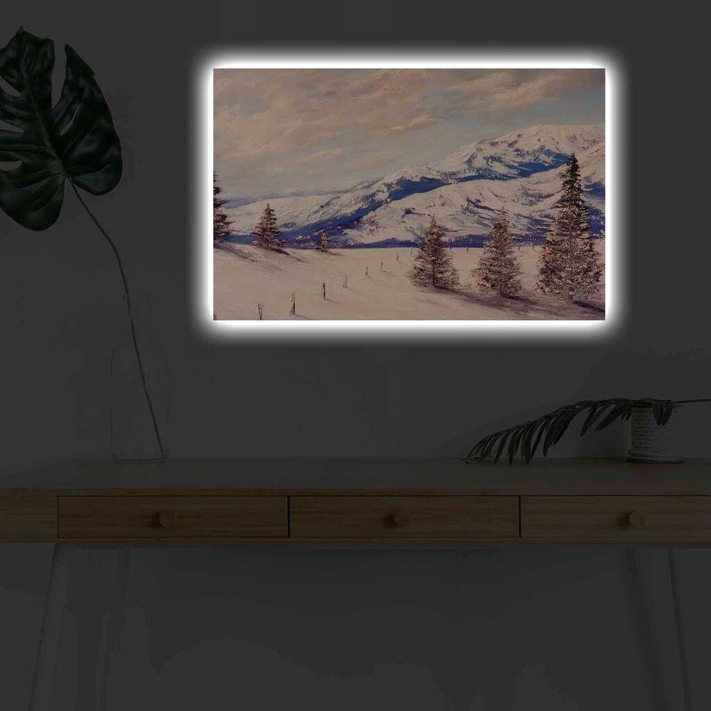 Zidna slika sa LED osvjetljenjem 4570KARDACT - 020, 45x70 cm