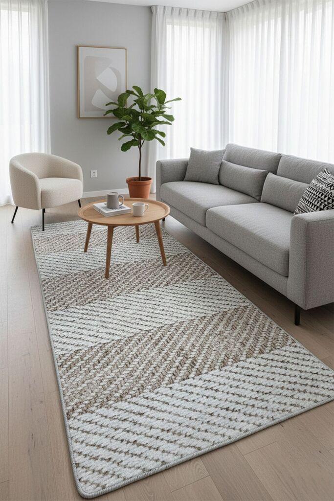 Conceptum Hypnose tepih Tresse Corde, pravokutni, 80 x 100 cm, siva