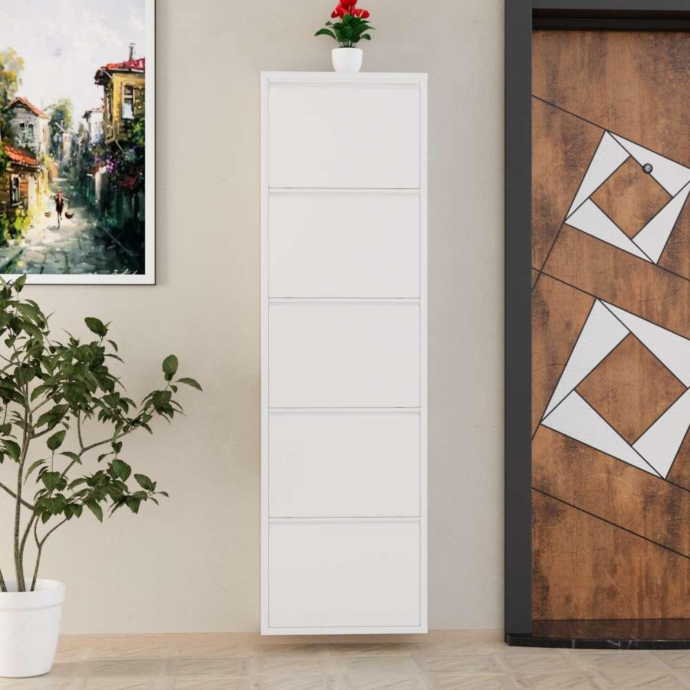 Hanah Home Stalak za cipele, 50x169x15 cm, Bijela