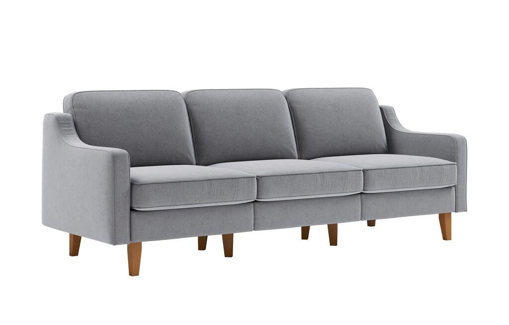 Atelier del Sofa Trosed Robin Extra 3, 220x84x87cm, Siva