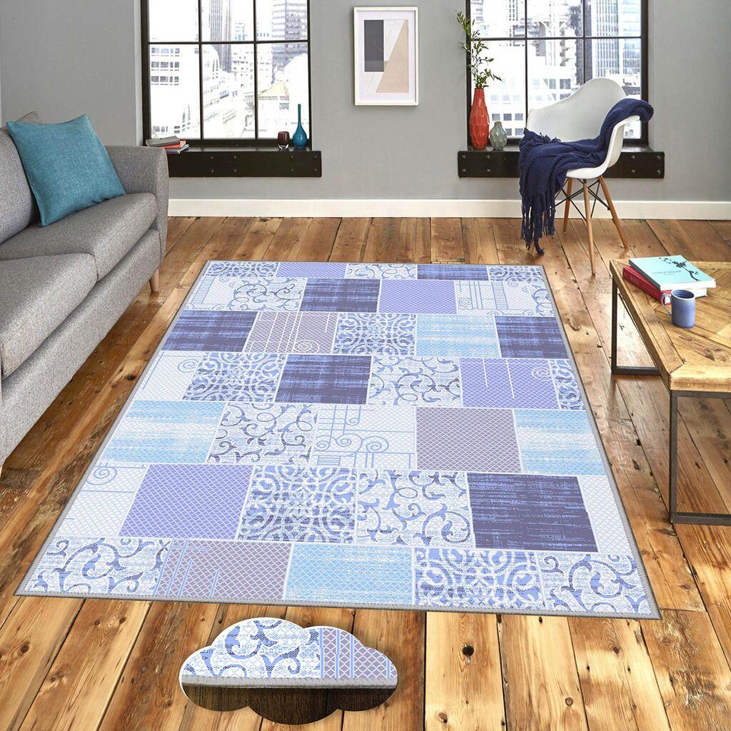 Conceptum Hypnose tepih Eexfab936-1, pravokutni, 100 x 300 cm, svijetloplava