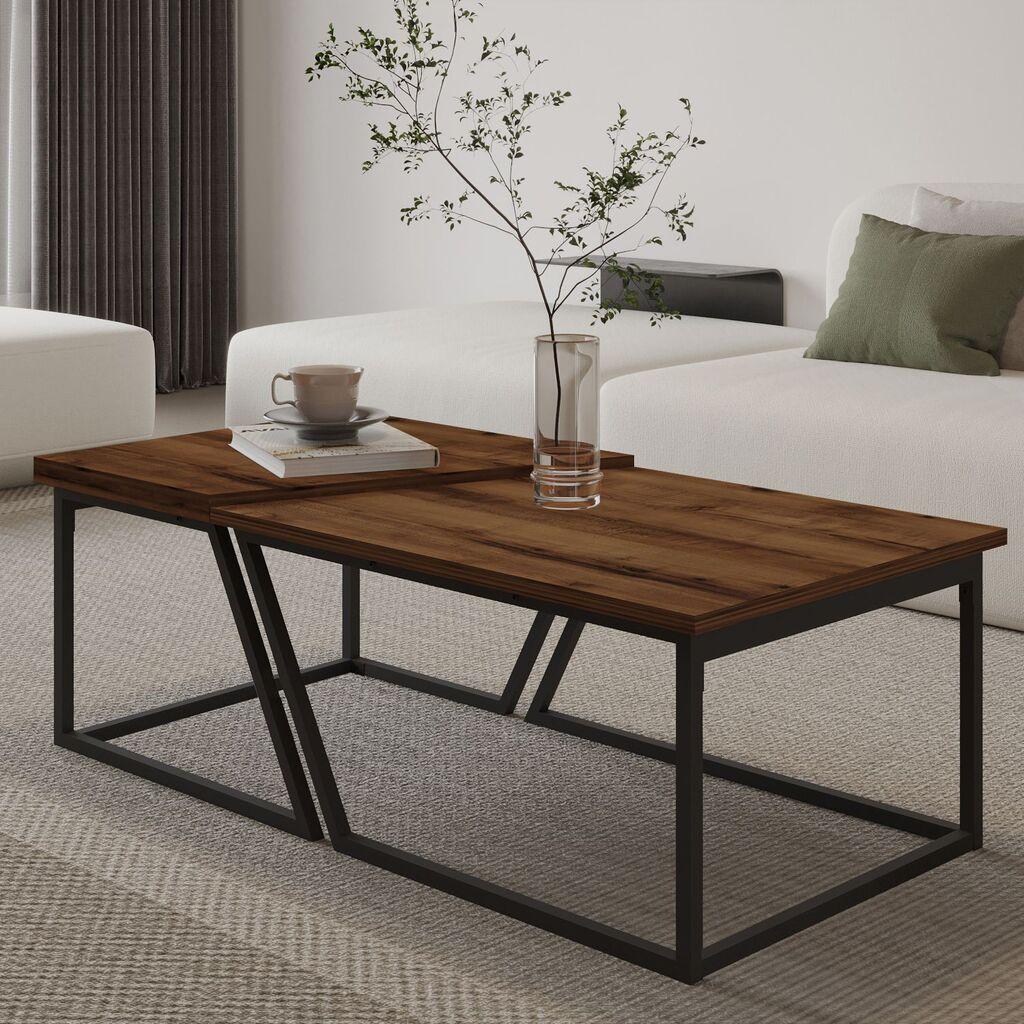 Hanah Home Verona set stolova za dnevni boravak P0024623, Orah