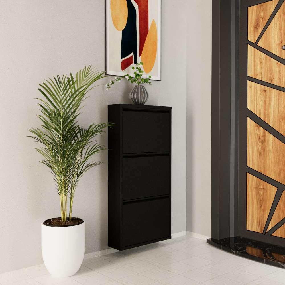 Hanah Home Stalak za cipele, 50x103x15 cm, Crni