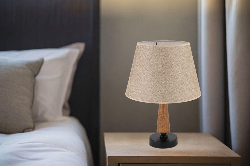 Opviq Stona lampa 302, 60 W, 43 cm, Bež