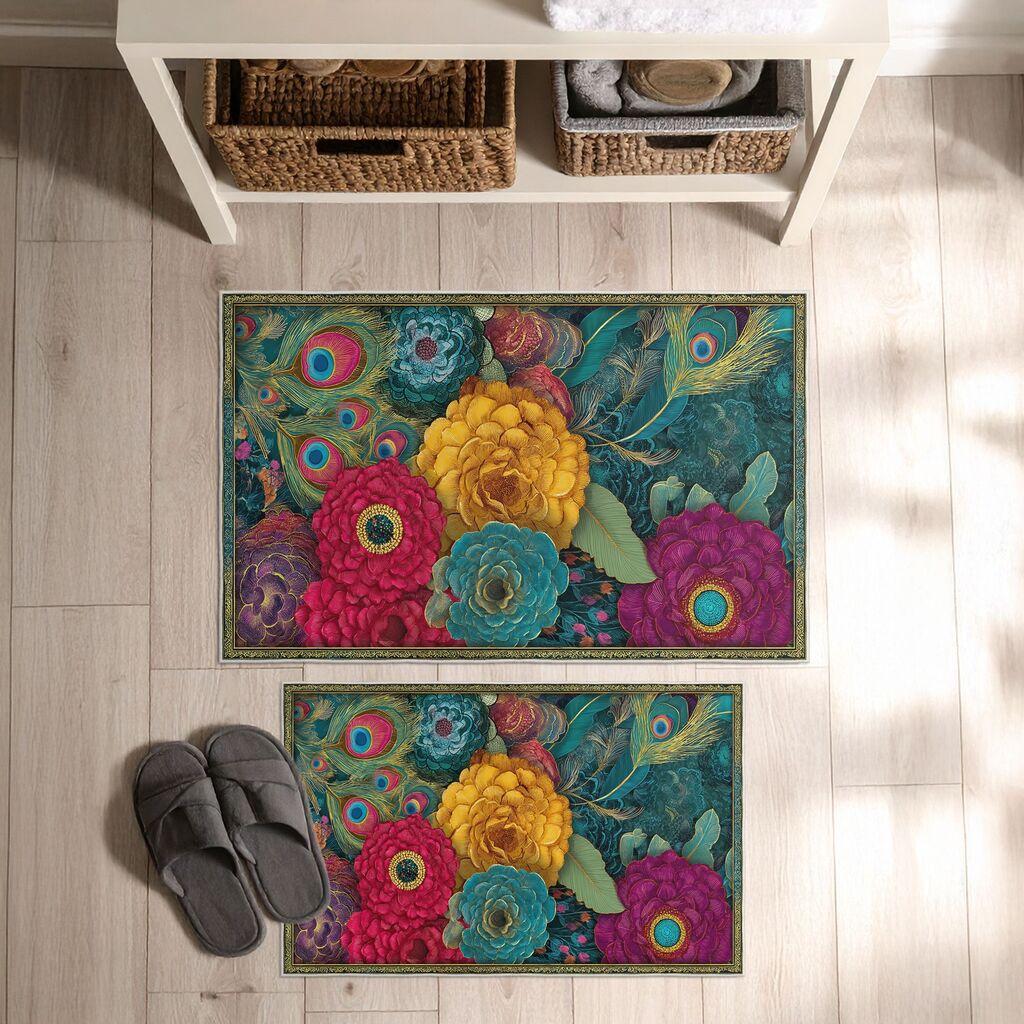 L'essentiel Maison Set prostirki za kupatilo Asr09, 2 dijela, plava