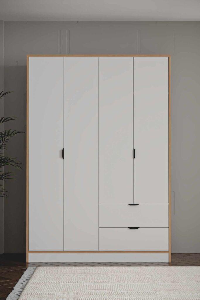 Hanah Home Ormar Arden 4, 145 x 182 x 44 cm, Bijeli