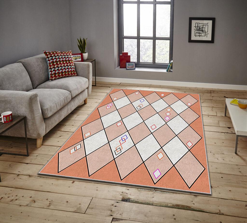 Conceptum Hypnose Tepih Asr Crpt-63, Pravougaoni, 100 x 140 cm, Šareni
