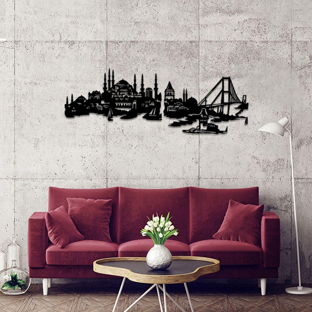 Wallity Zidna dekoracija Sehr-i Istanbul XL, crna