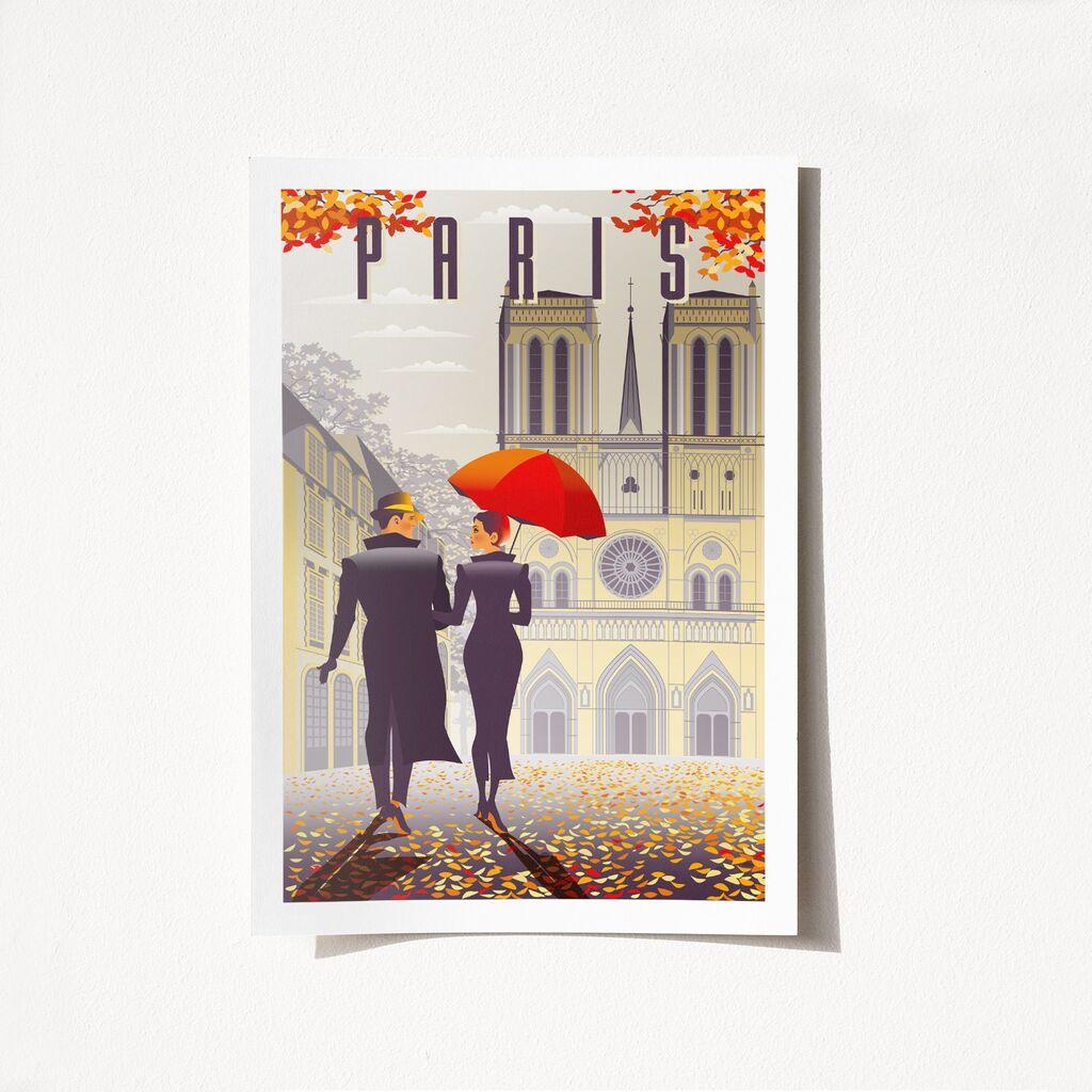 Wallity poster Pariz-1965, 29,7x42 cm