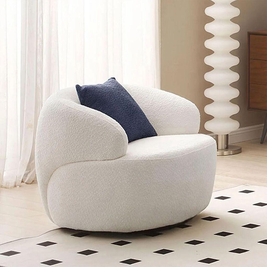 Atelier del Sofa Fotelja Venedik, 88 x 69 x 89 cm, Bijela