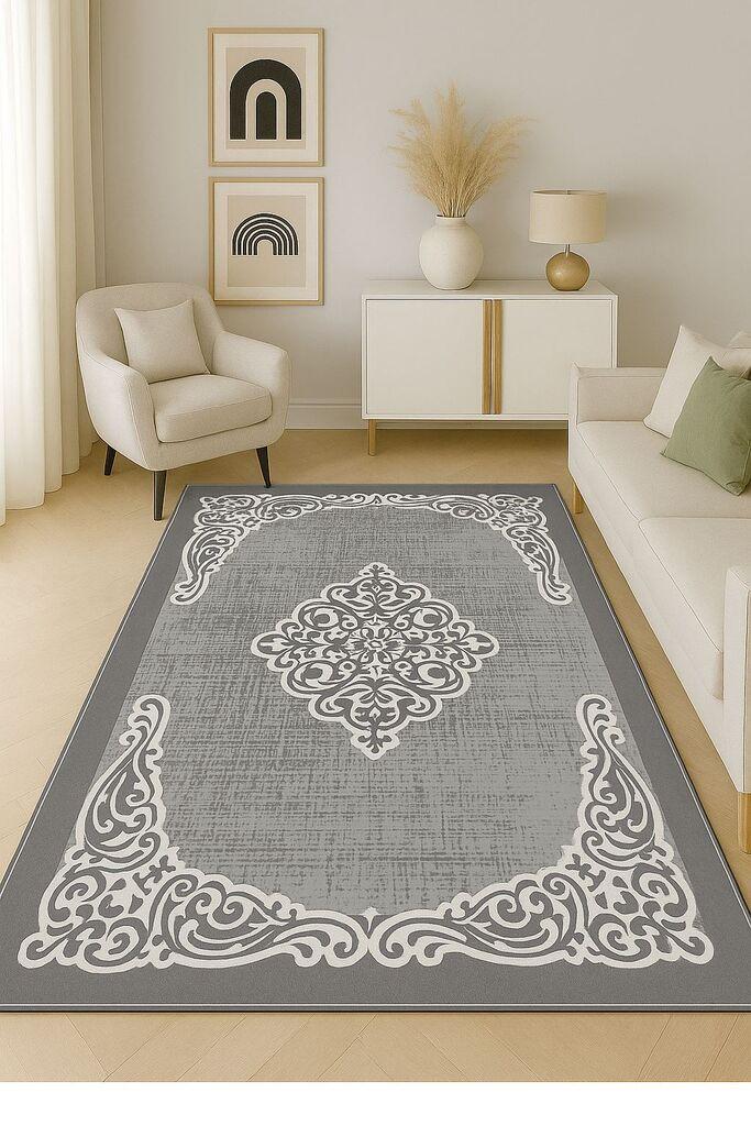 Conceptum Hypnose tepih HM-CRP25-24, pravokutni, 180 x 280 cm, siva