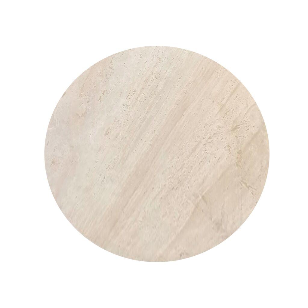 Hanah Home Mramorna ploča stola, promjer 150 cm, visina 2 cm, bež