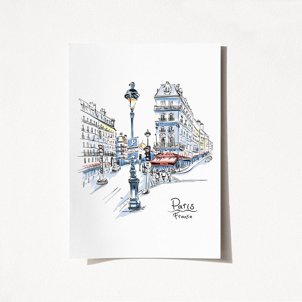 Wallity poster Francuska Pariz-2030, 42x59,4 cm