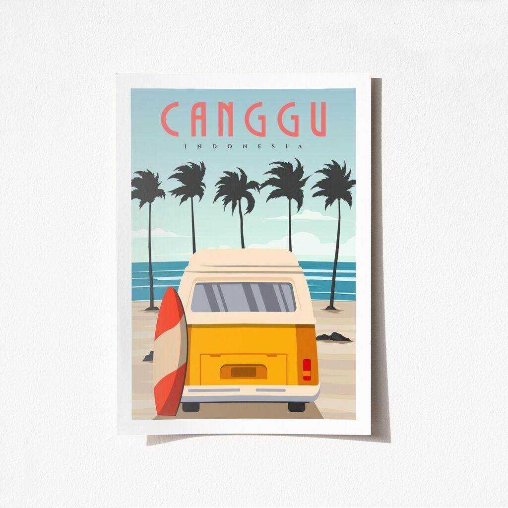 Wallity plakat Canggu-1991, 50x70 cm