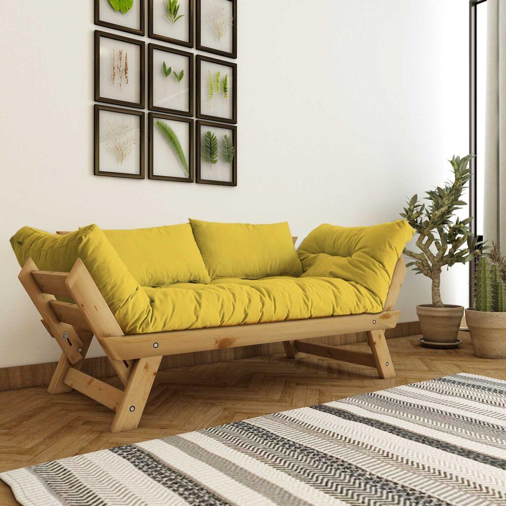 Hanah Home Garden dvosjed, prirodna i žuta