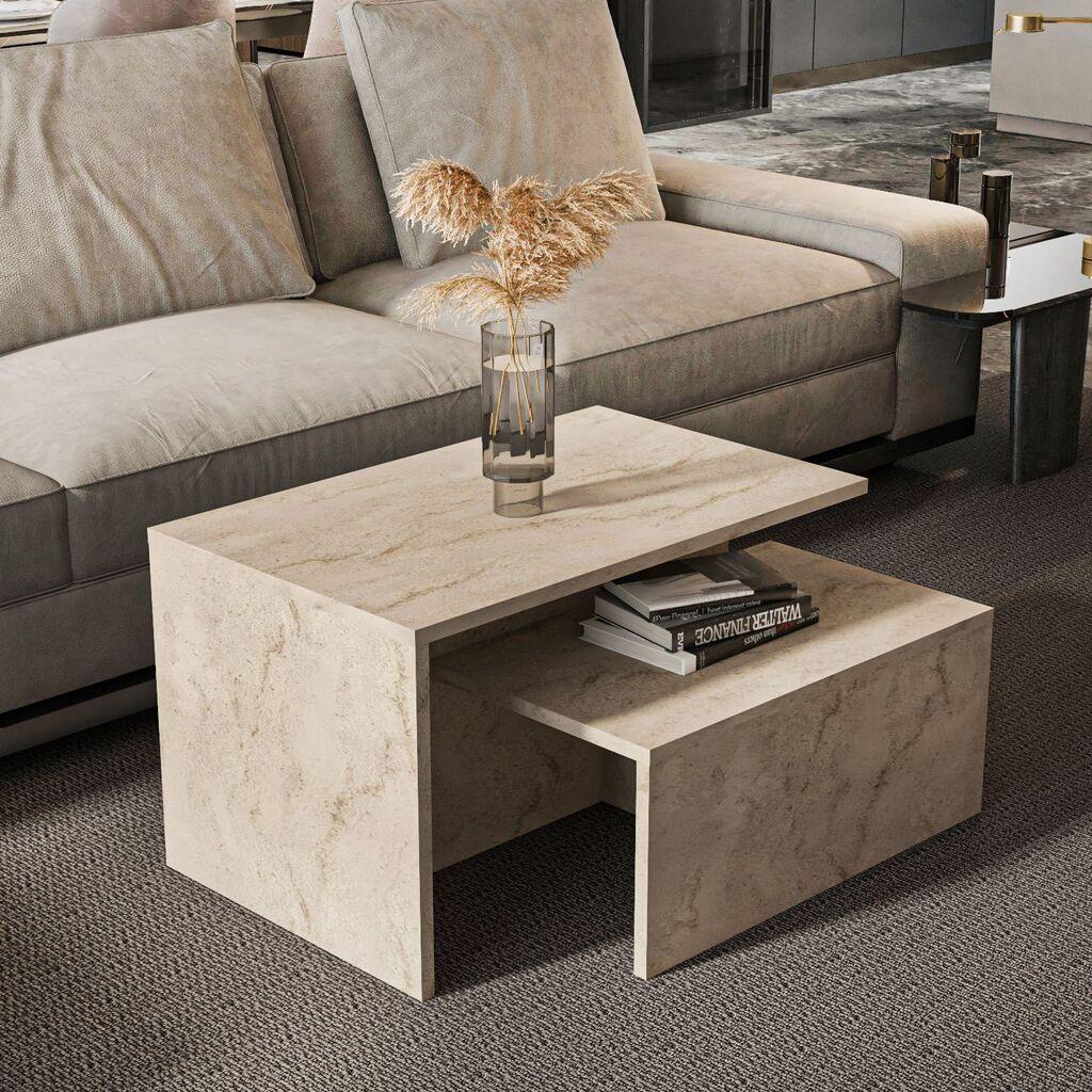 Hanah Home set stolića za kafu 2Shp100, 2 dijela, šareni