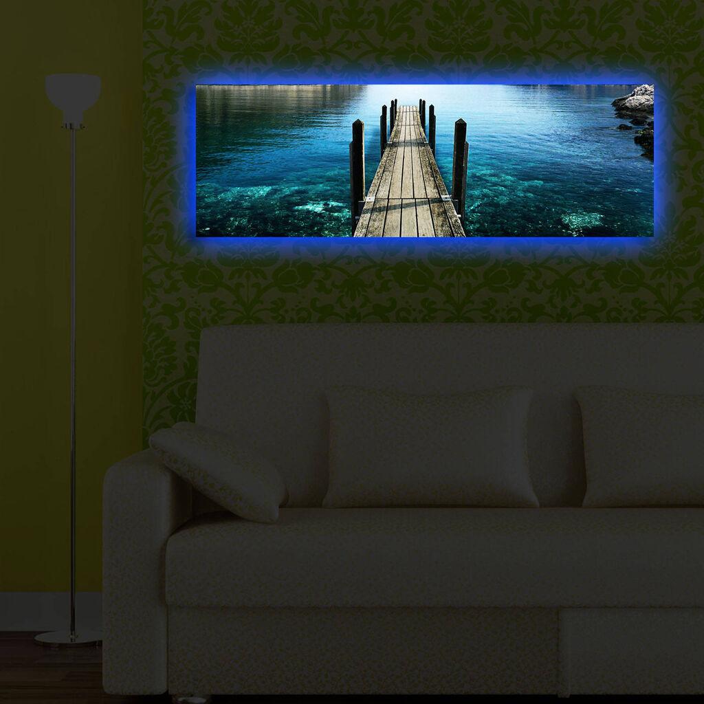Zidna slika sa LED osvetljenjem 3090DACT-45, 30x90 cm