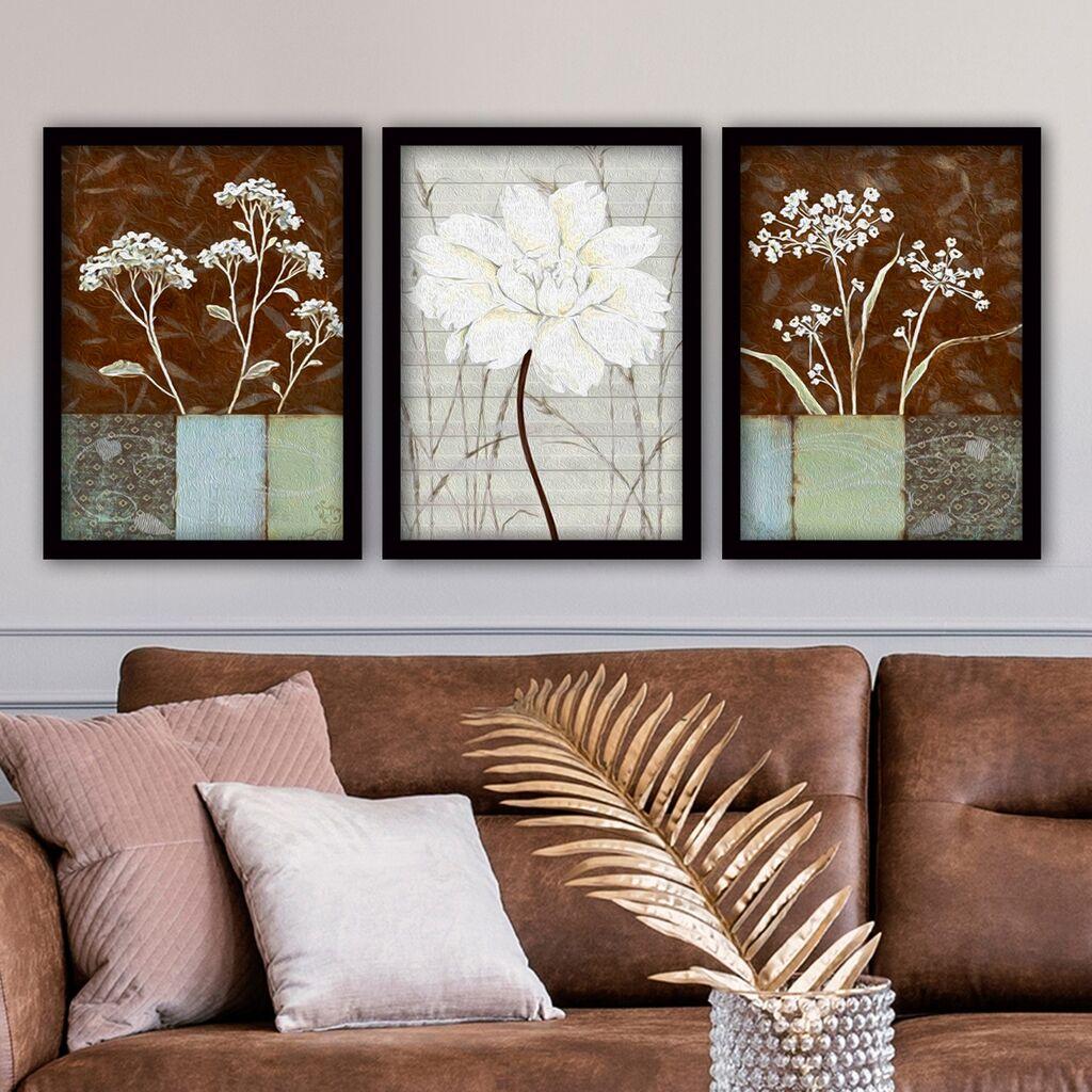 Wallity Set uramljenih slika 3SC122, 3 dijela