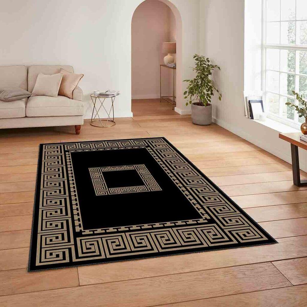 Conceptum Hypnose tepih HM-CRP25-34, pravougaoni, 120 x 180 cm, crno-braon