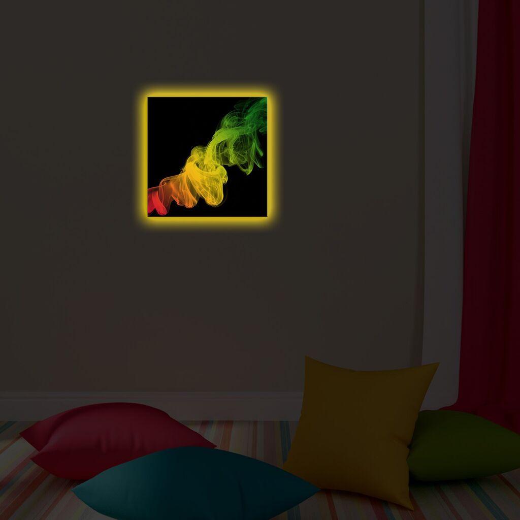 Zidna slika sa LED osvetljenjem 2828DACT-49, 28x28 cm
