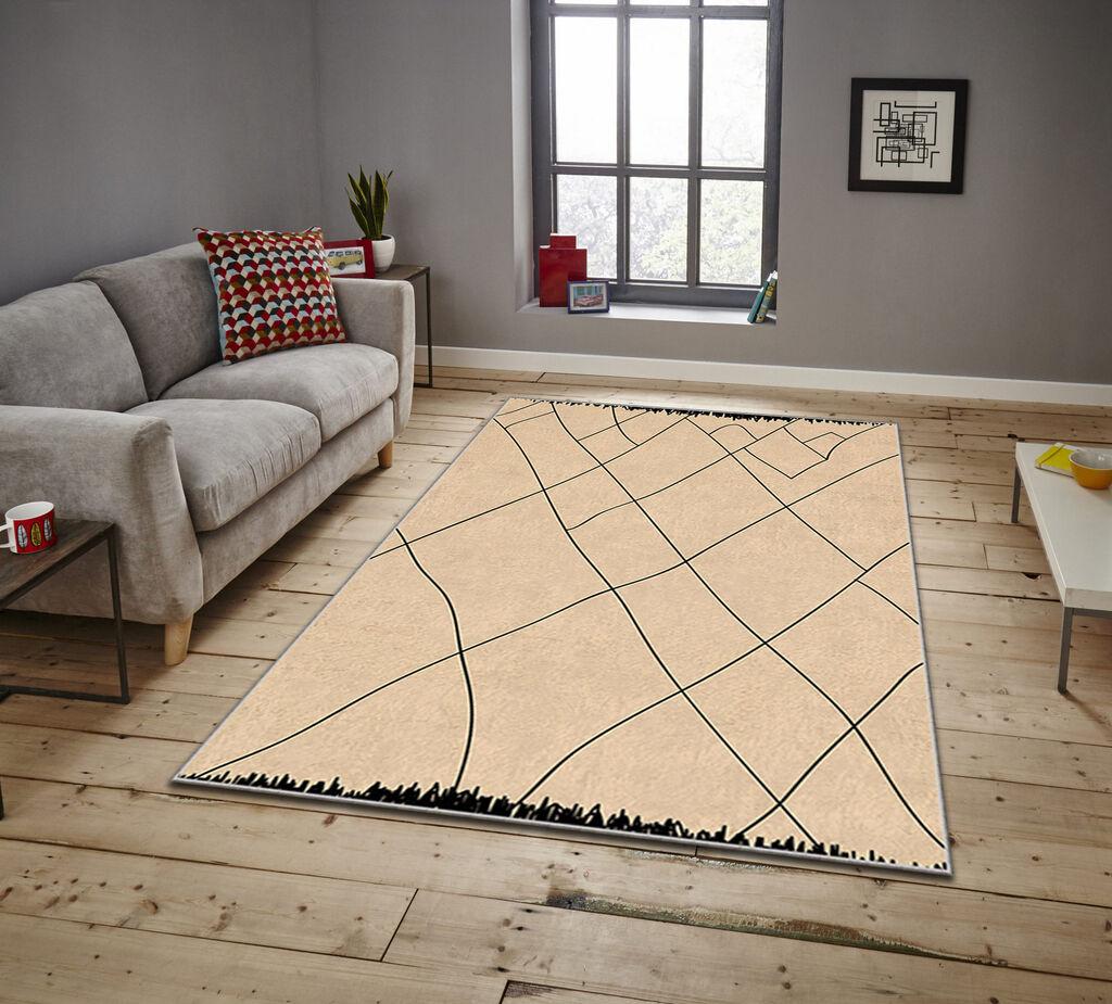 Conceptum Hypnose Tepih Asr Crpt-51, Pravougaoni, 140 x 220 cm, Bež