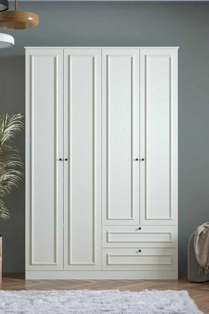 Hanah Home Ormar Mira 210, 140 x 210 x 54 cm, Bijela