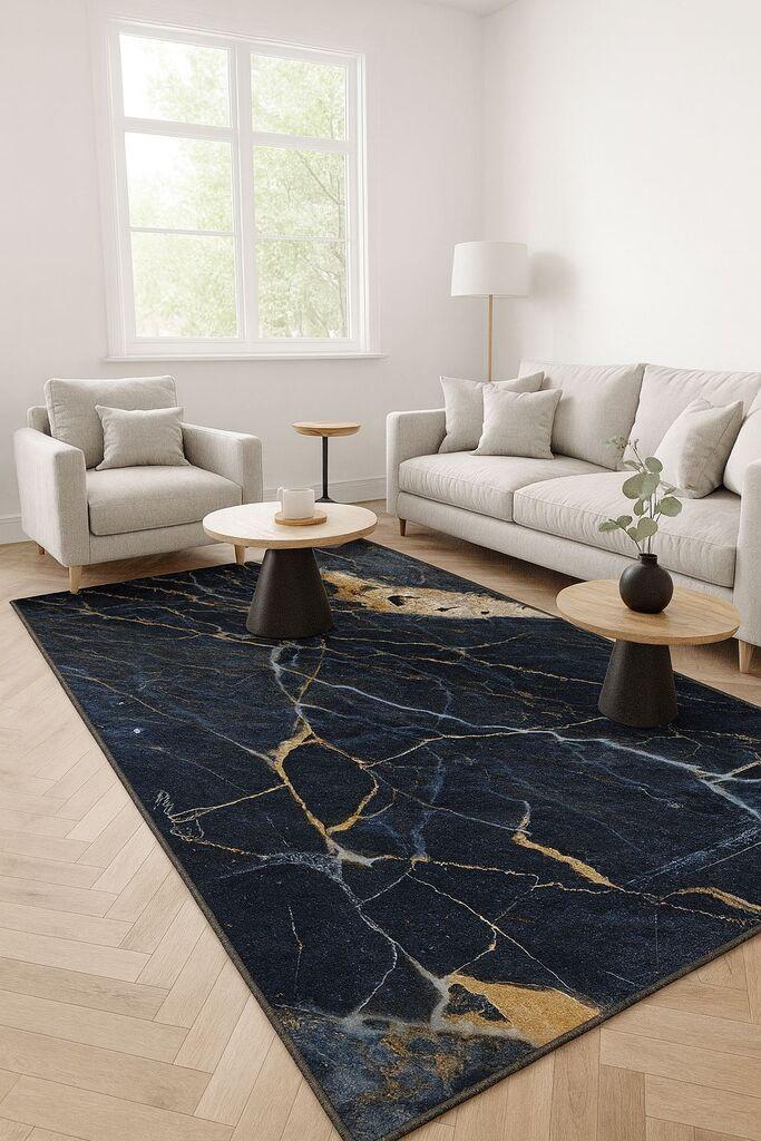 Conceptum Hypnose tepih HM-CRP25-10, pravougaoni, 120 x 180 cm, Teget