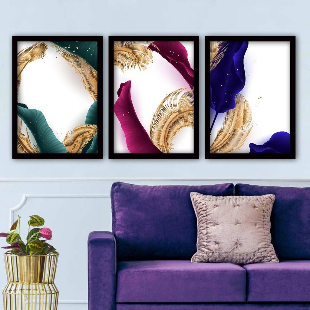 Wallity Set uramljenih slika 3SC15, 3 dijela