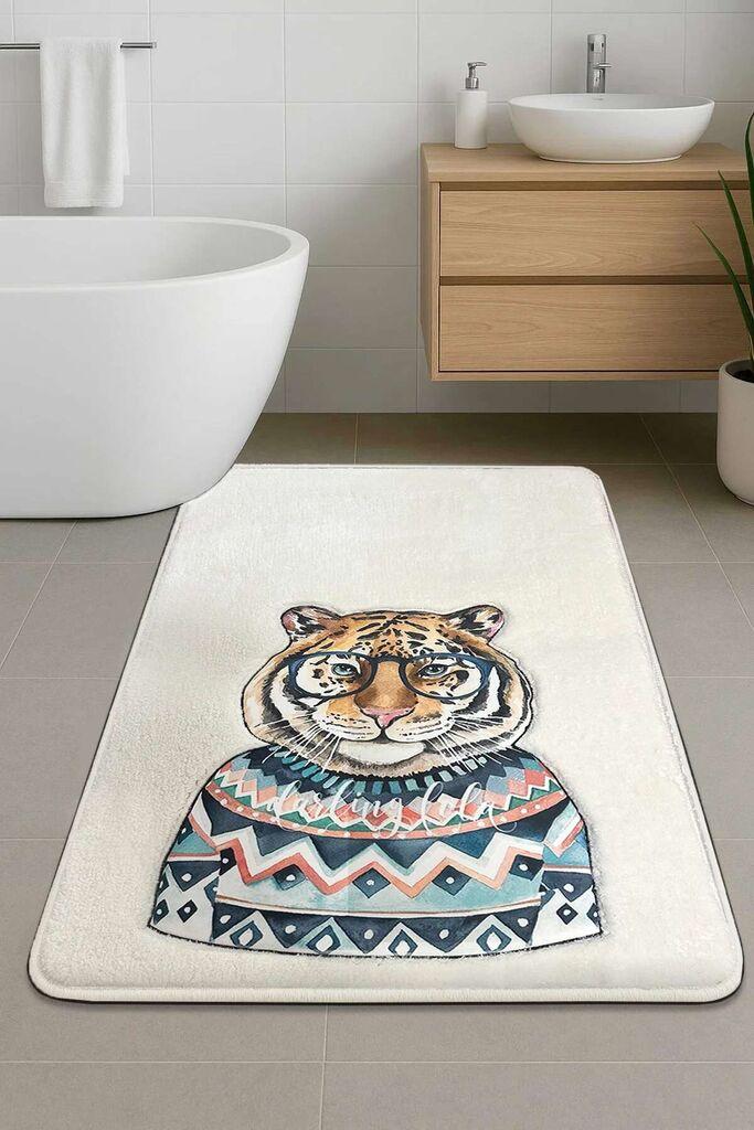 L'essentiel Maison Logwe tepih za kupatilo, bijela