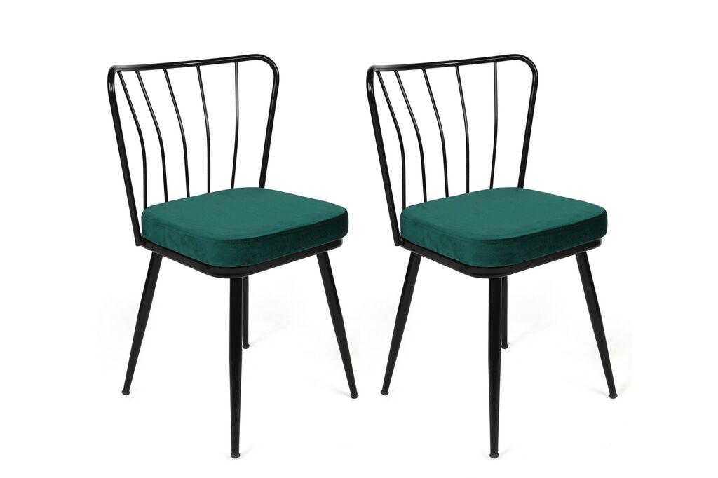 Hanah Home set stolica Yildiz-951 V2, 52x59x50.5 cm, 2 dijela, zelena