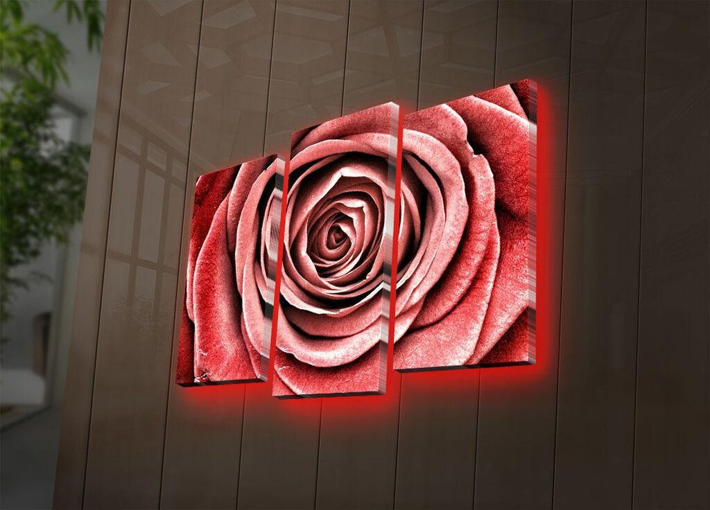 Wallity Set slika sa LED osvjetljenjem 3PATDACT-15, 3 dijela