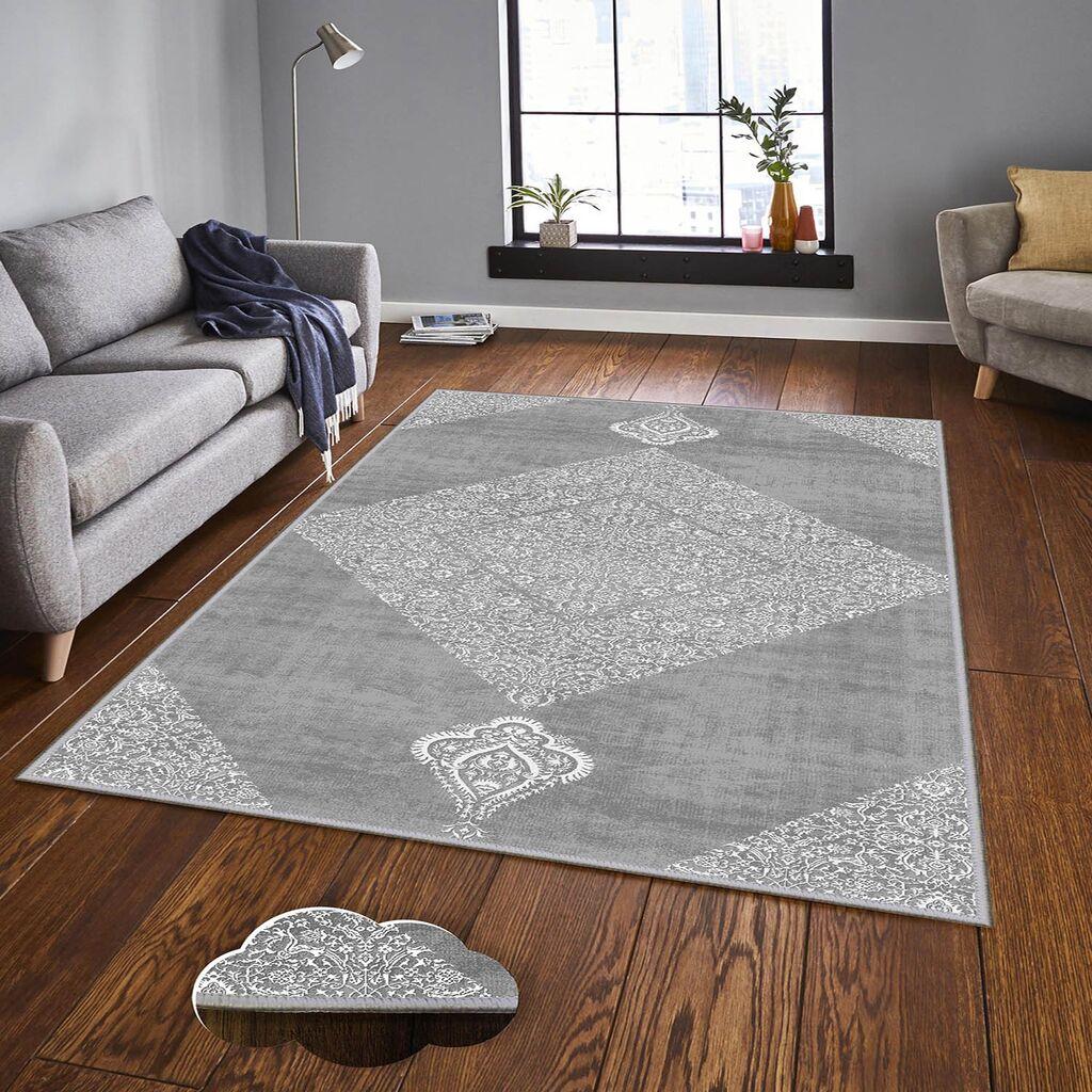 Conceptum Hypnose tepih Eexfab1165, pravokutni, 80 x 120 cm, siva