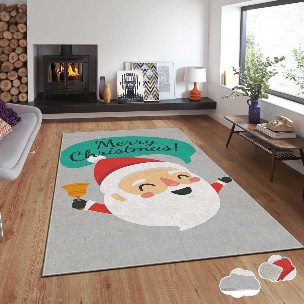 Conceptum Hypnose tepih s novogodišnjim motivima Asr-Crpt-37, Pravougaoni, 180 x 280 cm, Šareni