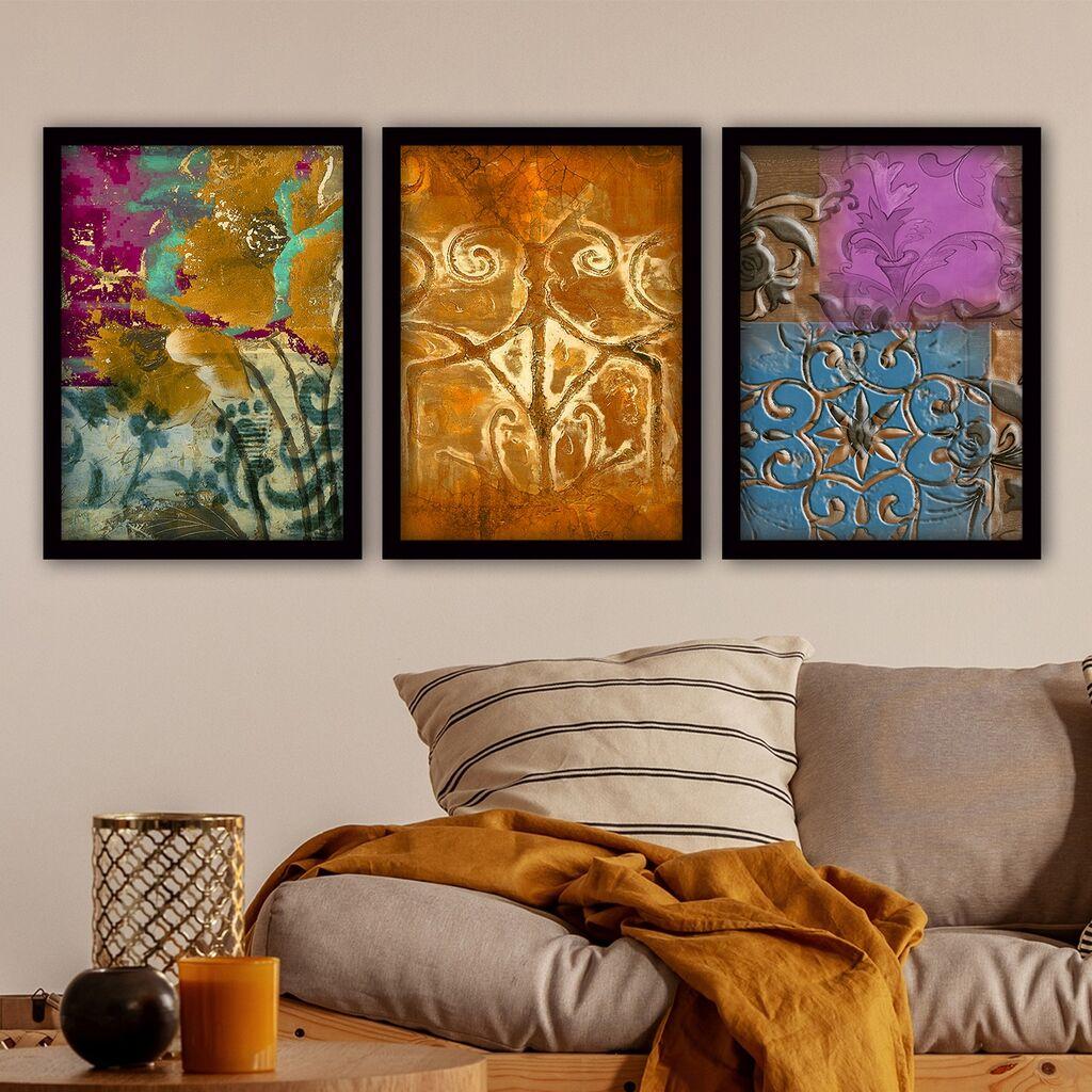 Wallity Set uramljenih slika 3SC110, 3 dijela