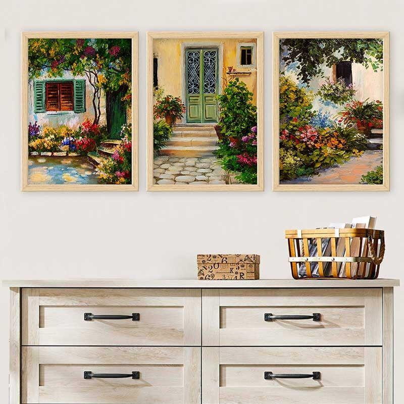 Wallity Set uramljenih slika 3NTC_7547042, 3 dijela