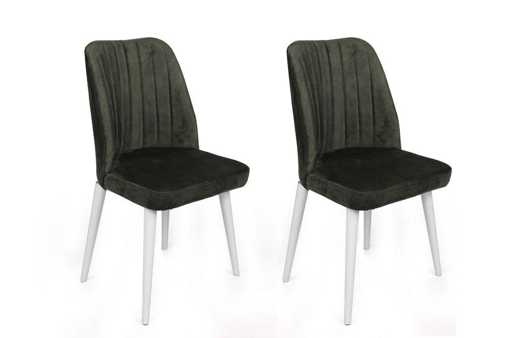 Hanah Home set stolica Alfa-492 V2, 62x75x51,5 cm, 2 dijela, crna