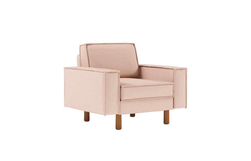 Atelier del Sofa Fotelja Sparrow 1, svijetlo ružičasta