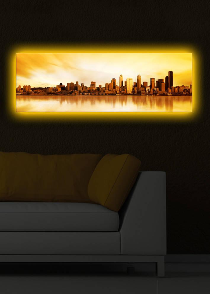 Zidna slika sa LED osvetljenjem 3090DACT-17, 30x90 cm