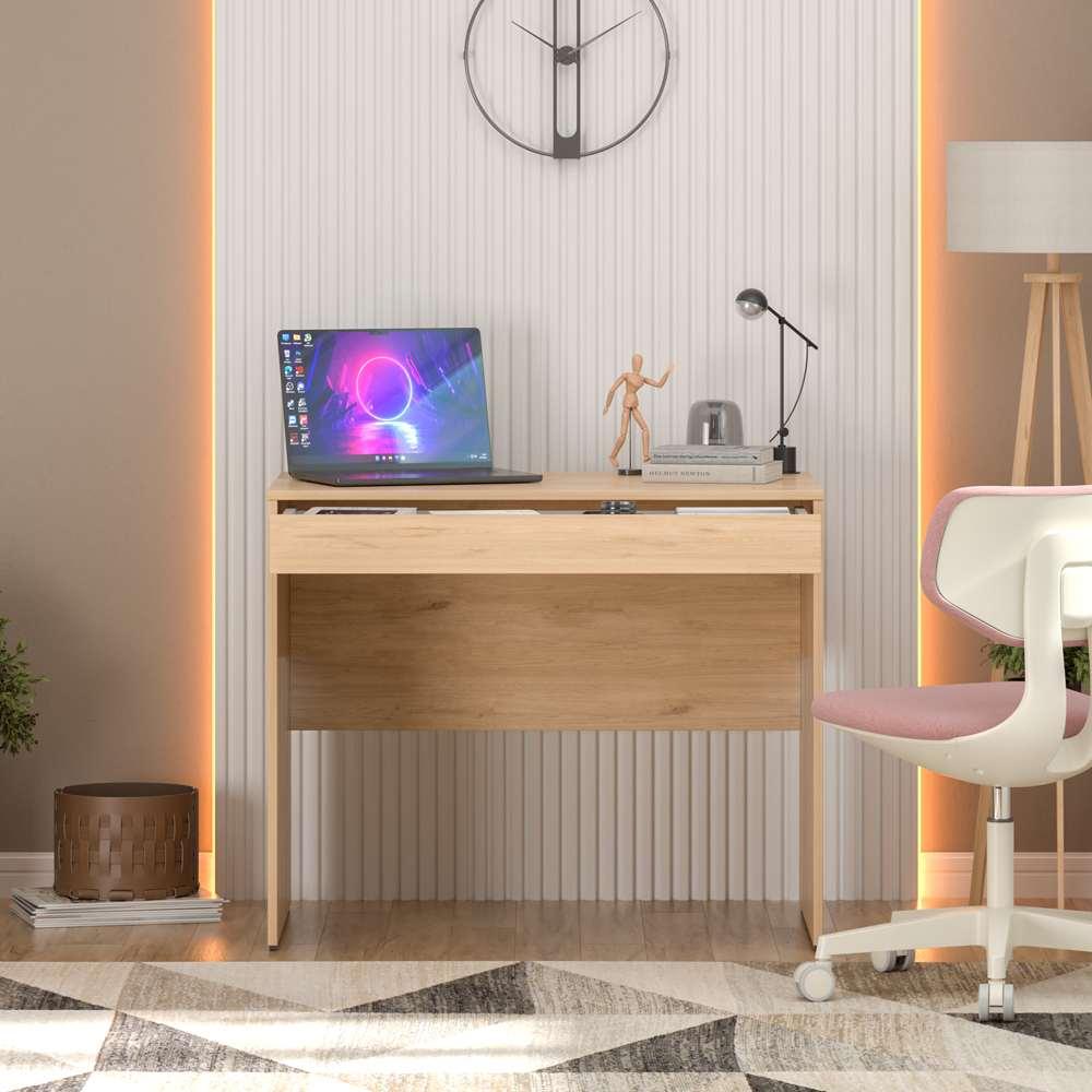 Hanah Home radni sto Cekmeceli, 90x75x55 cm, boja hrasta