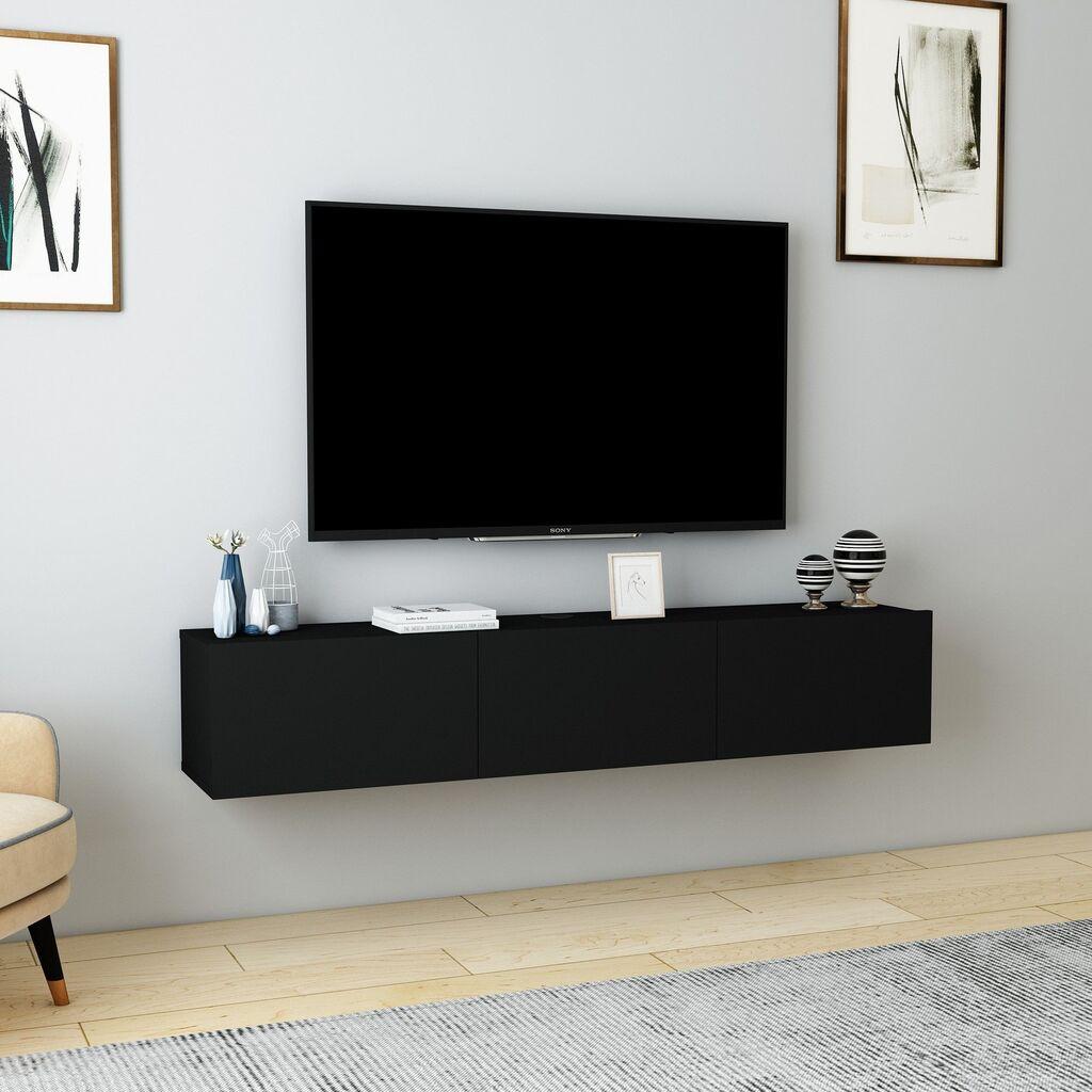 Hanah Kućna TV komoda Denby, 160x29,6x31,4 cm, Crna