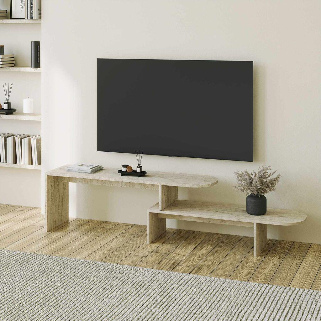Hanah Home TV ormarić Puzzle, bež