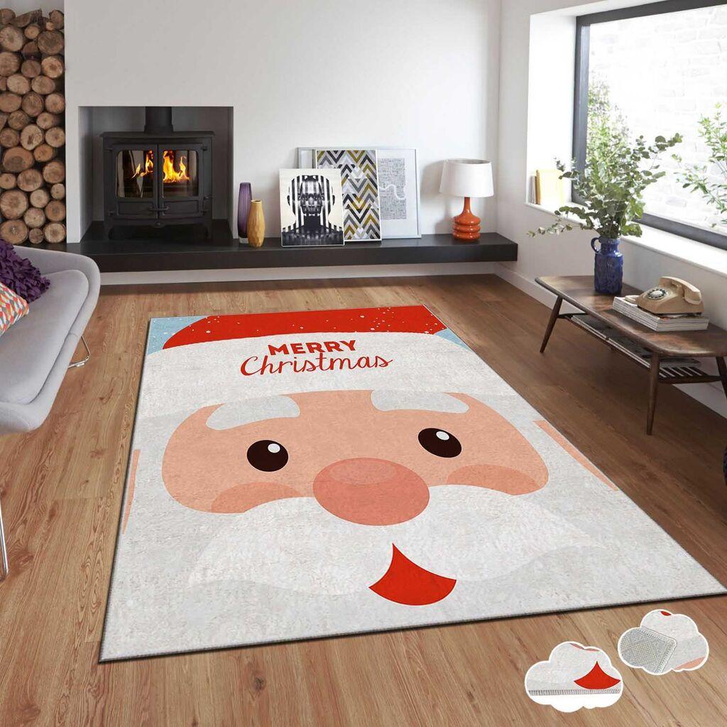 Conceptum Hypnose tepih s novogodišnjim motivima Asr-Crpt-85, Pravougaoni, 140 x 220 cm, Šareni